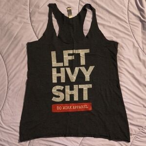 Do Work Apparel LFT HVY SHT Charcoal Tank Top